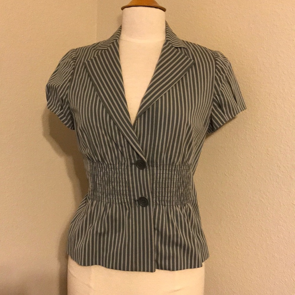BCBG Max Azria Short Sleeve Blazer